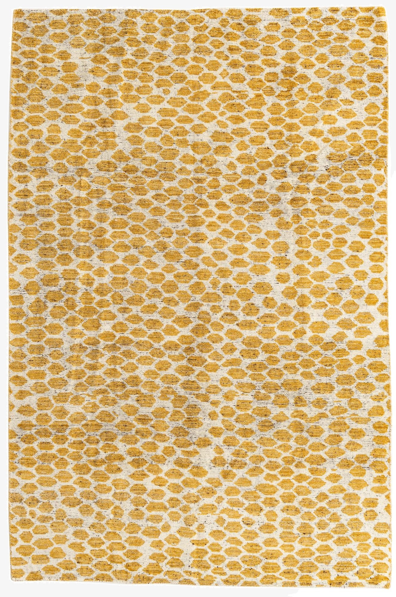 6' x 9'  Hand Knotted Moroccan Wool Rug