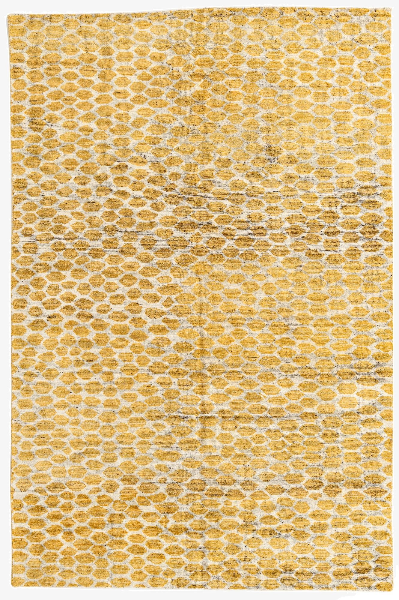 6' x 9' 1  Hand Knotted Moroccan Wool Rug