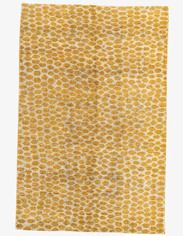 6' x 9' 2 Hand Knotted Moroccan Wool Rug