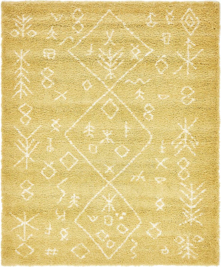 Detail image of 8' x 10' Moroccan Shag Rug