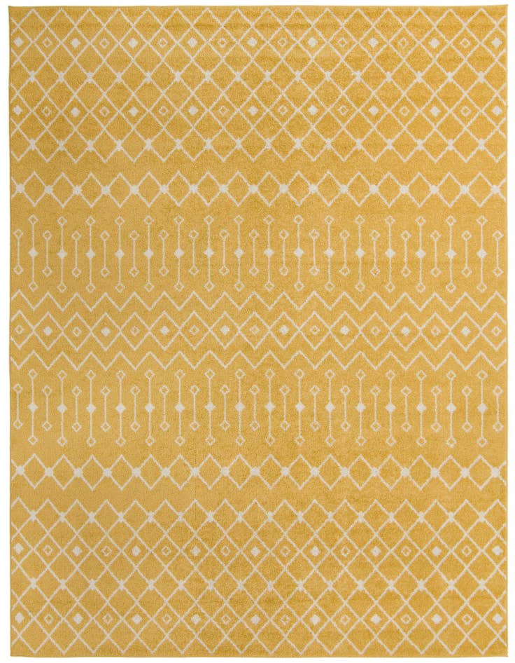 Detail image of 10' x 13' Moroccan Trellis Rug