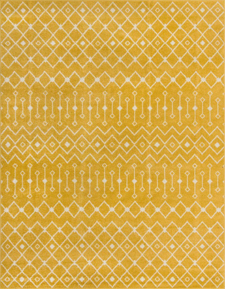 Detail image of 9' x 12' Moroccan Trellis Rug