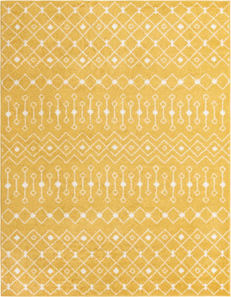 Detail image of 7' 10 x 10' Moroccan Trellis Rug