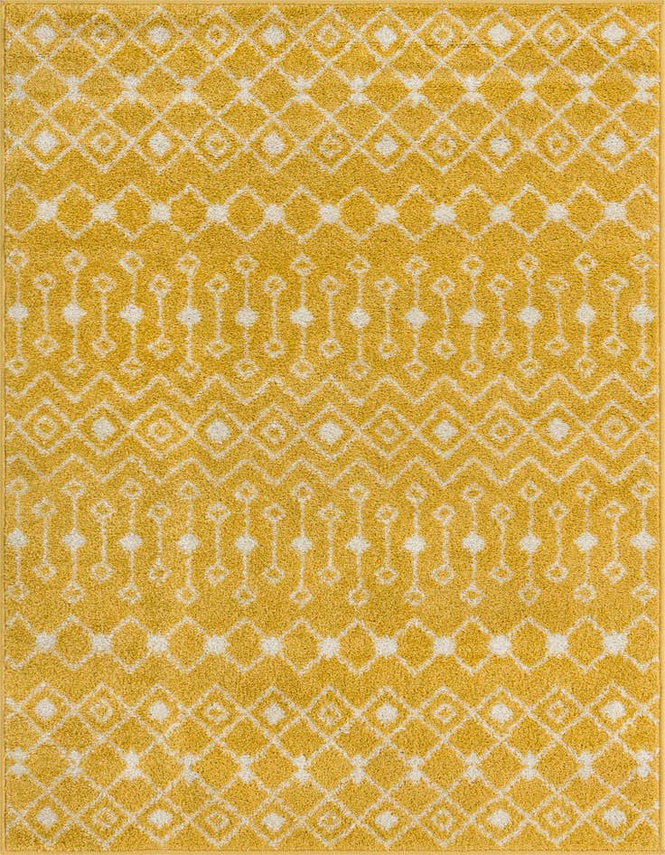 Detail image of 4' x 6' Moroccan Trellis Rug