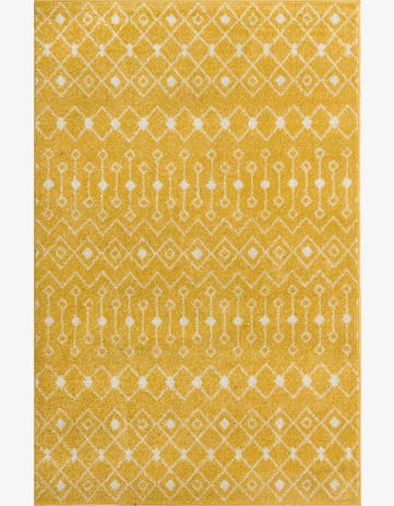 Yellow Moroccan Trellis Rug