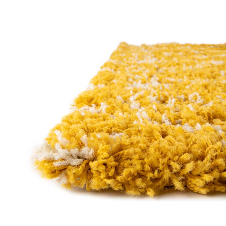 Detail image of 4' x 6' Moroccan Trellis Shag Rug