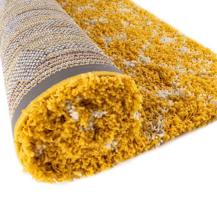 4' x 6' Moroccan Trellis Shag Rug