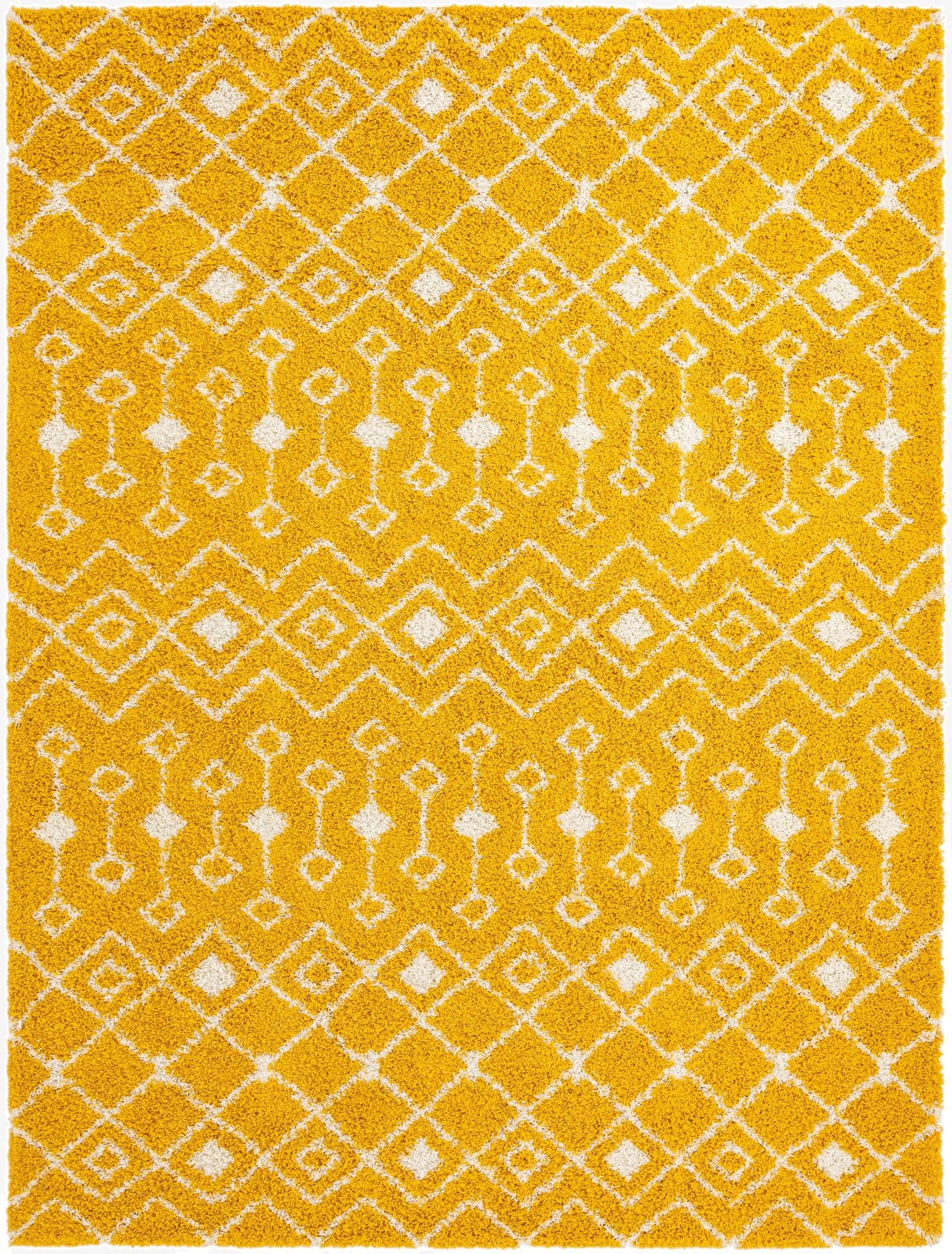 Primary image 305cm x 430cm Moroccan Trellis Shag Alfombra