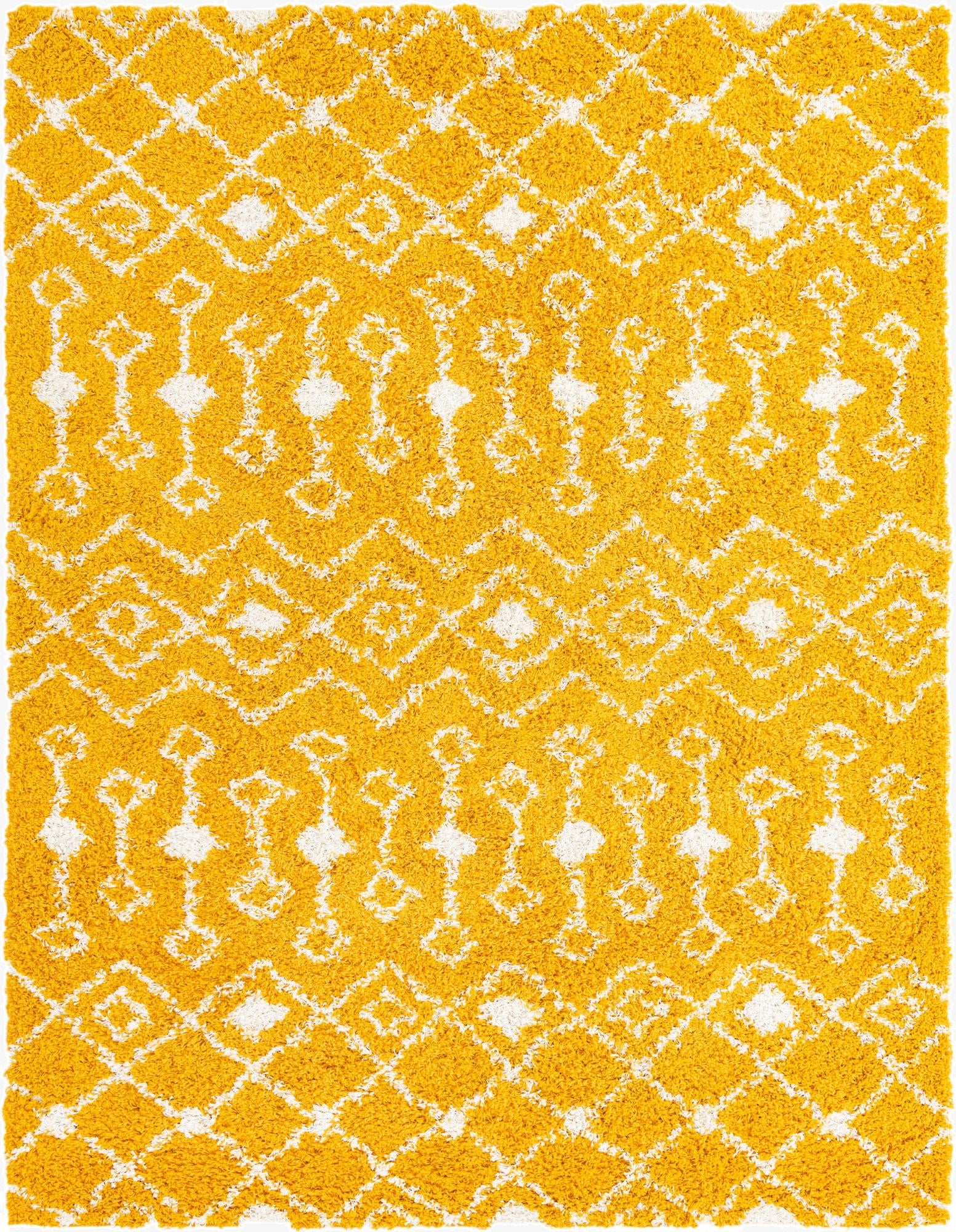 Primary image 7' 10 x 10' Moroccan Trellis Shag Rug