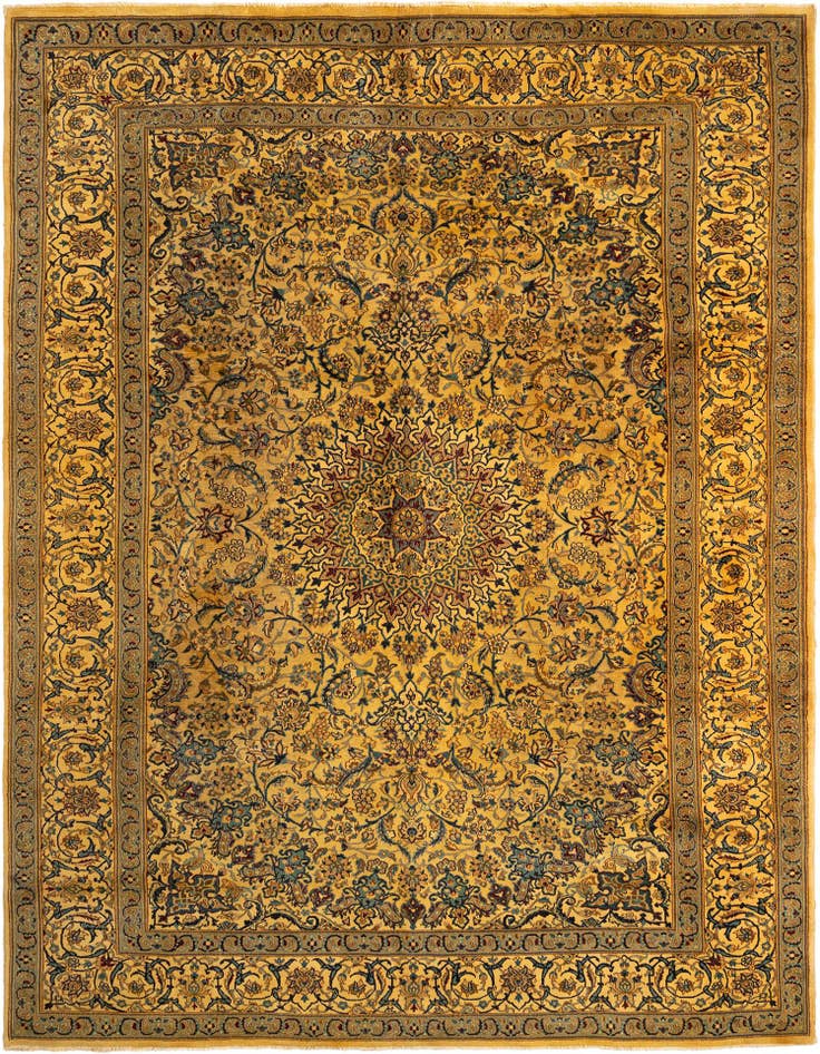 Detail image of 9' 7 x 12' 10 Nain Wool Rug