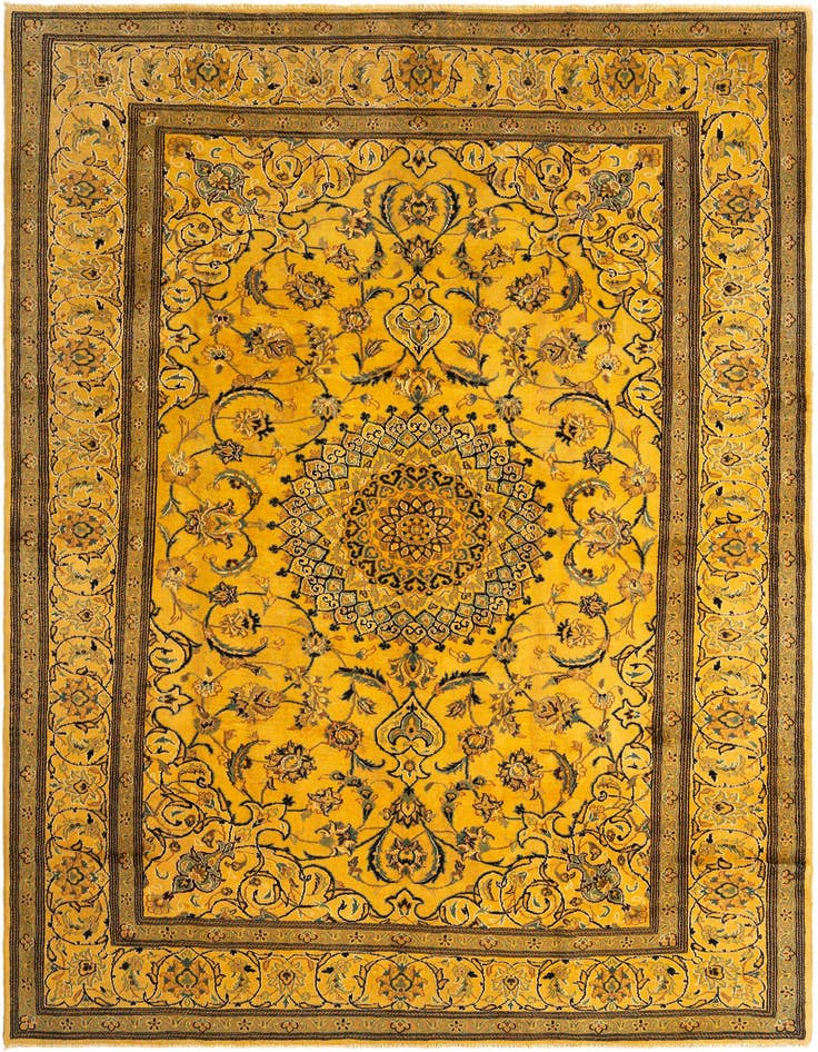 Detail image of 7' 8 x 10' 11 Nain Wool Rug