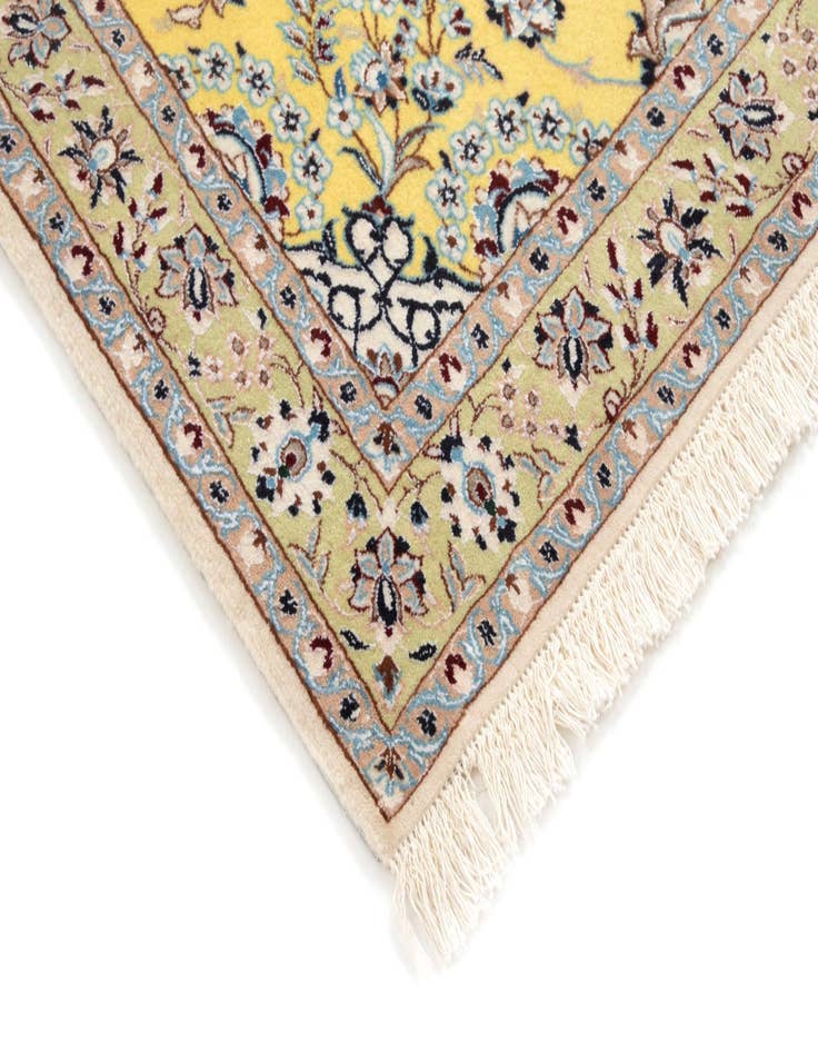 Detail image of 3' 3 x 4' 7 Hand Knotted Nain Persian Rug