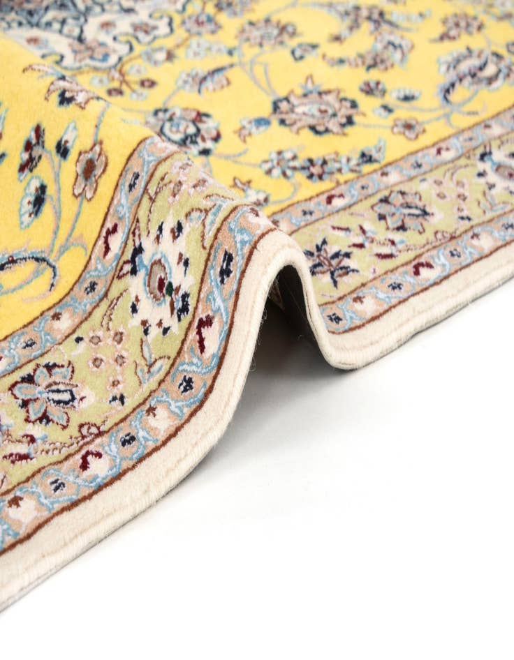 Detail image of 3' 3 x 4' 7 Hand Knotted Nain Persian Rug