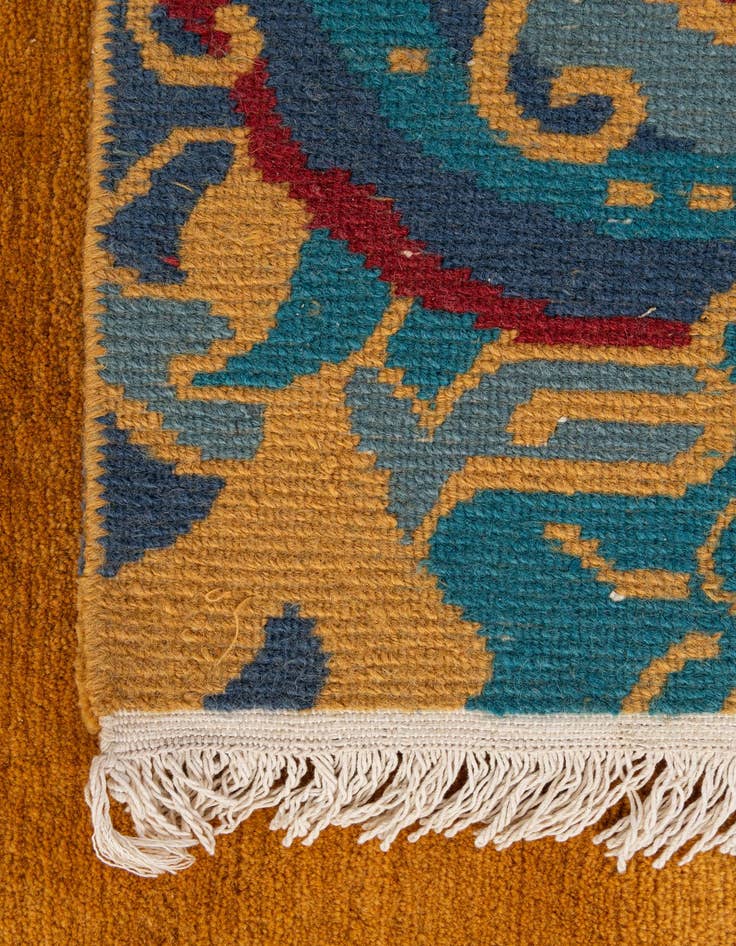 Detail image of 5' 8 x 7' 11  Hand Knotted Nepal Wool Rug
