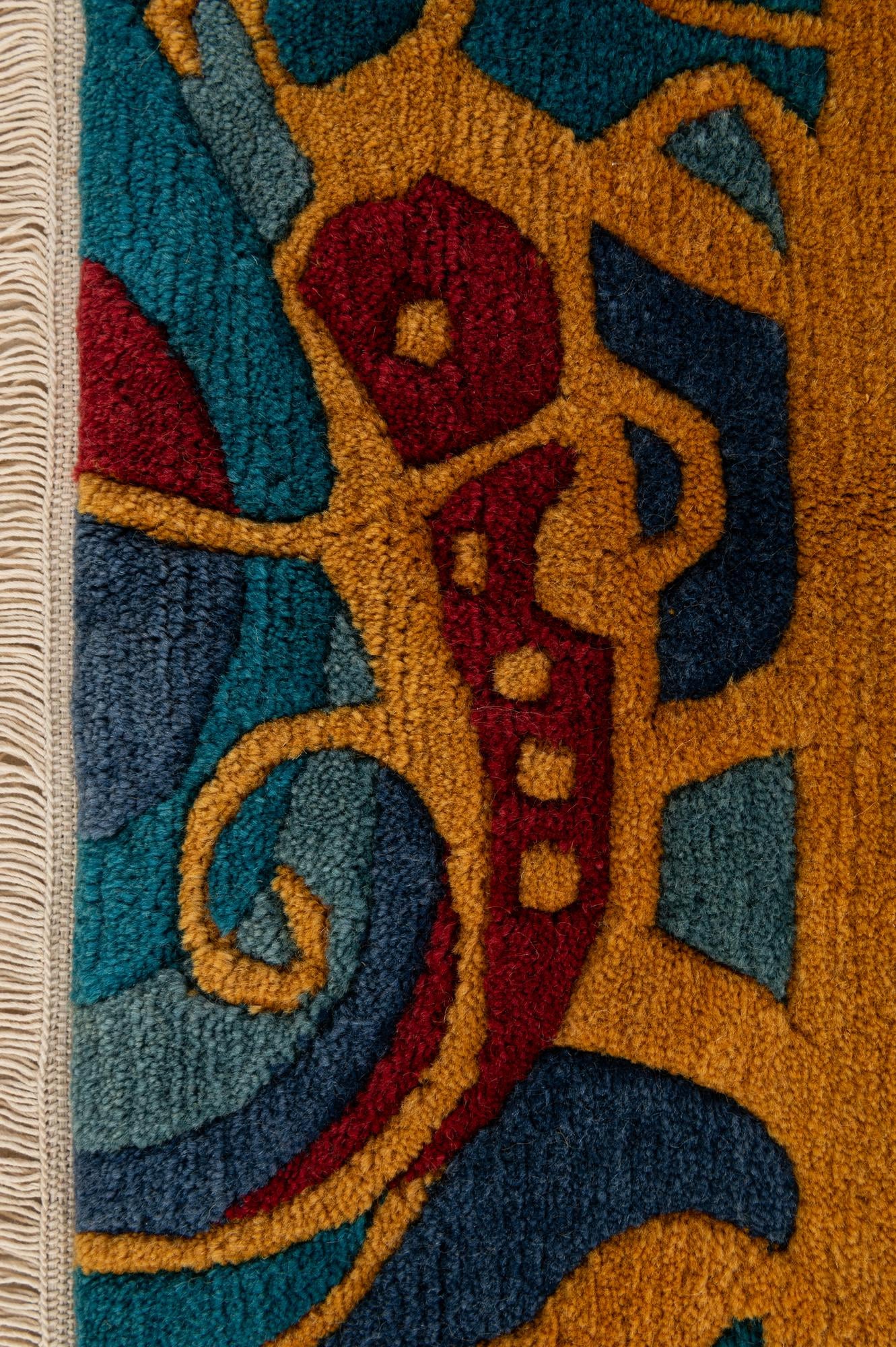 5' 8 x 7' 11 Hand Knotted Nepal Wool Rug