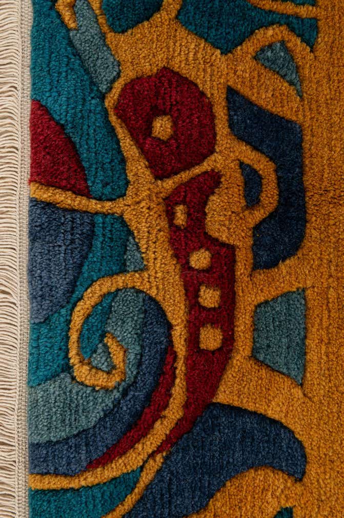 5' 8 x 7' 11 Hand Knotted Nepal Wool Rug