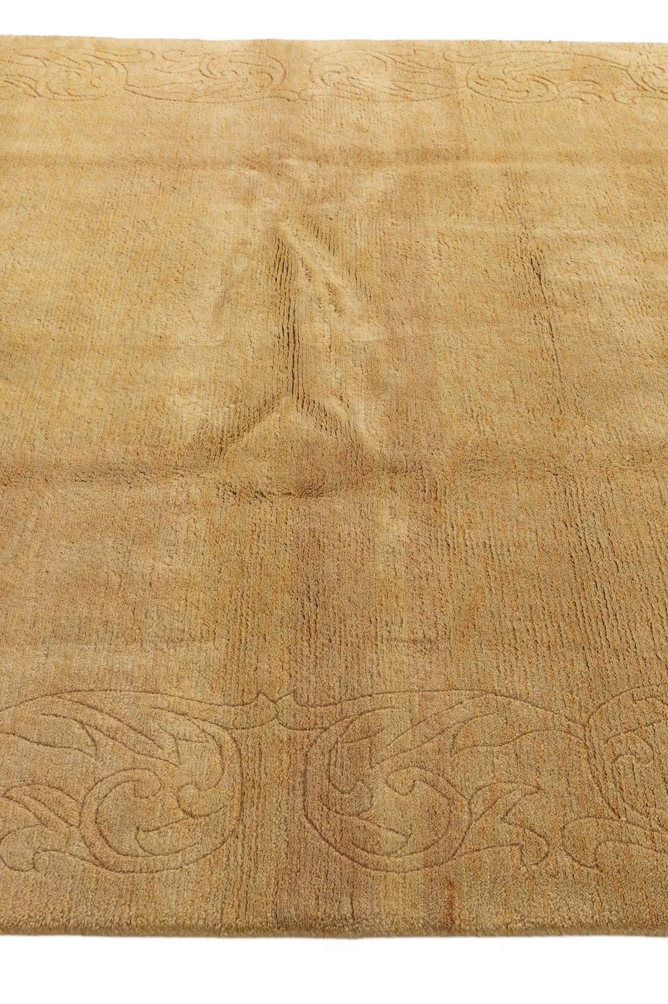 6' 7 x 8' Hand Knotted Nepal Rug