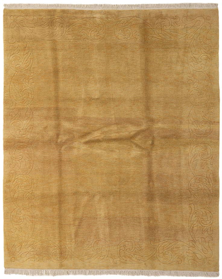 Detail image of 6' 7 x 8' Hand Knotted Nepal Rug
