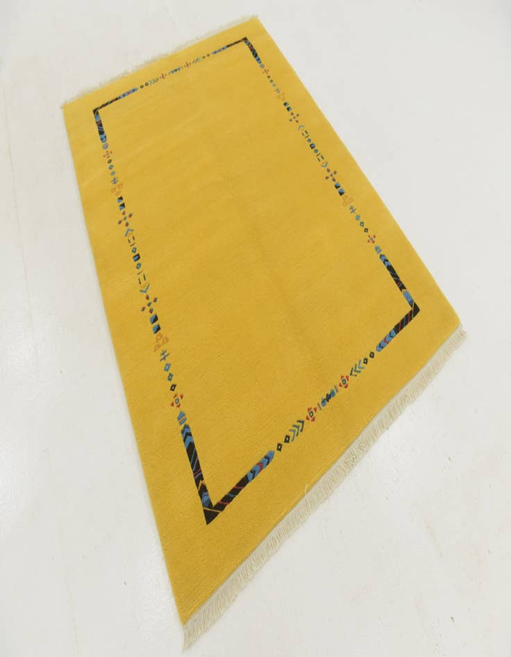 Detail image of 5' x 6' 6 Hand Knotted Nepal Wool Rug