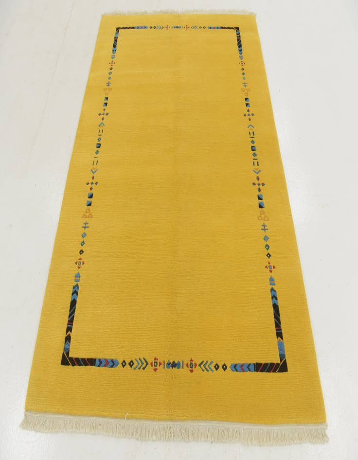 Detail image of 5' x 6' 6 Hand Knotted Nepal Wool Rug