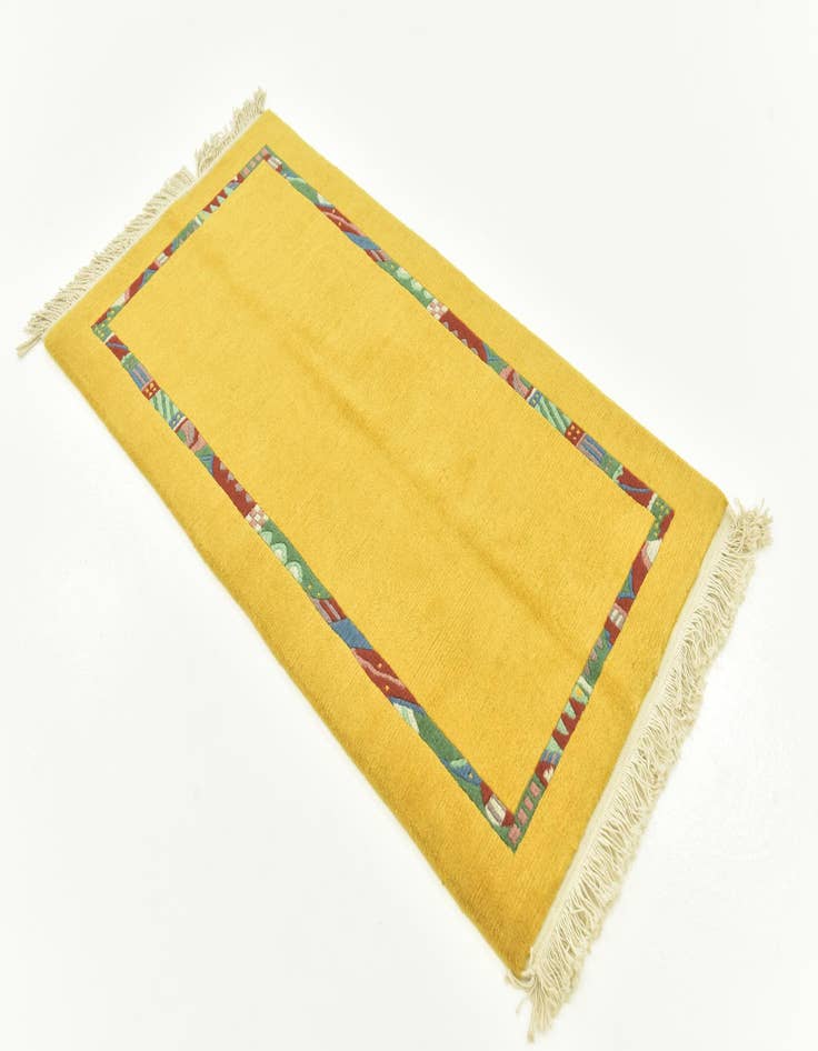 Detail image of 2' 4 x 4' 6 Hand Knotted Nepal Wool Rug