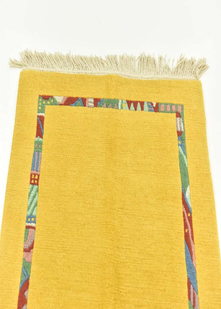 2' 4 x 4' 6 Hand Knotted Nepal Wool Rug