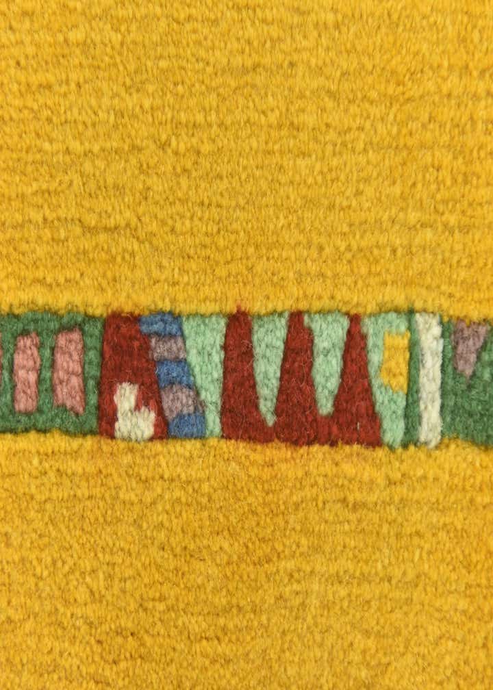 2' 4 x 4' 6 Hand Knotted Nepal Wool Rug