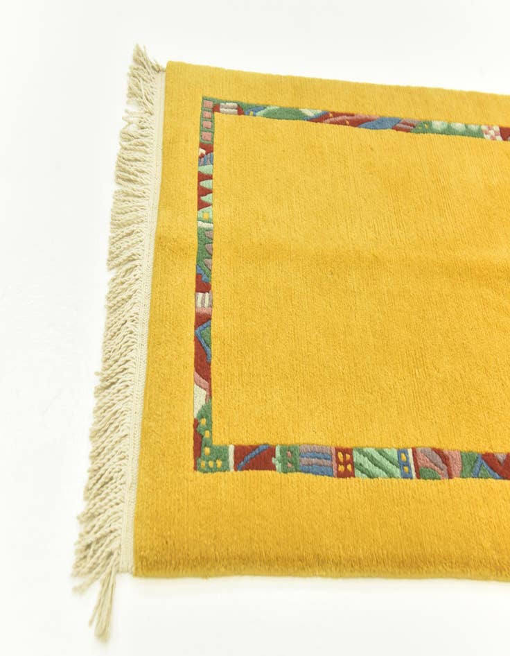 Detail image of 2' 4 x 4' 6 Hand Knotted Nepal Wool Rug