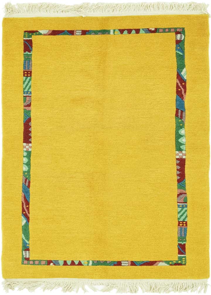 2' 4 x 4' 6 Hand Knotted Nepal Wool Rug