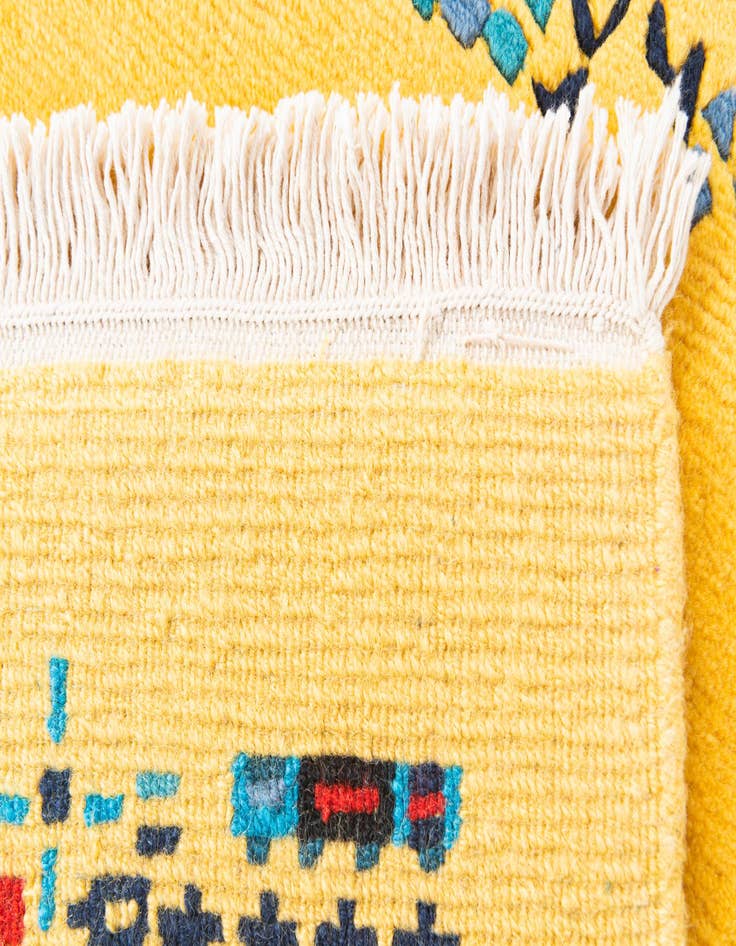 Detail image of 2' 6 x 4' 7  Hand Knotted Nepal Wool Rug