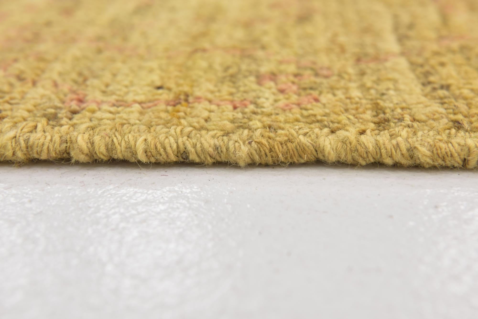11' x 14' 7 Hand Knotted Oushak Wool Rug