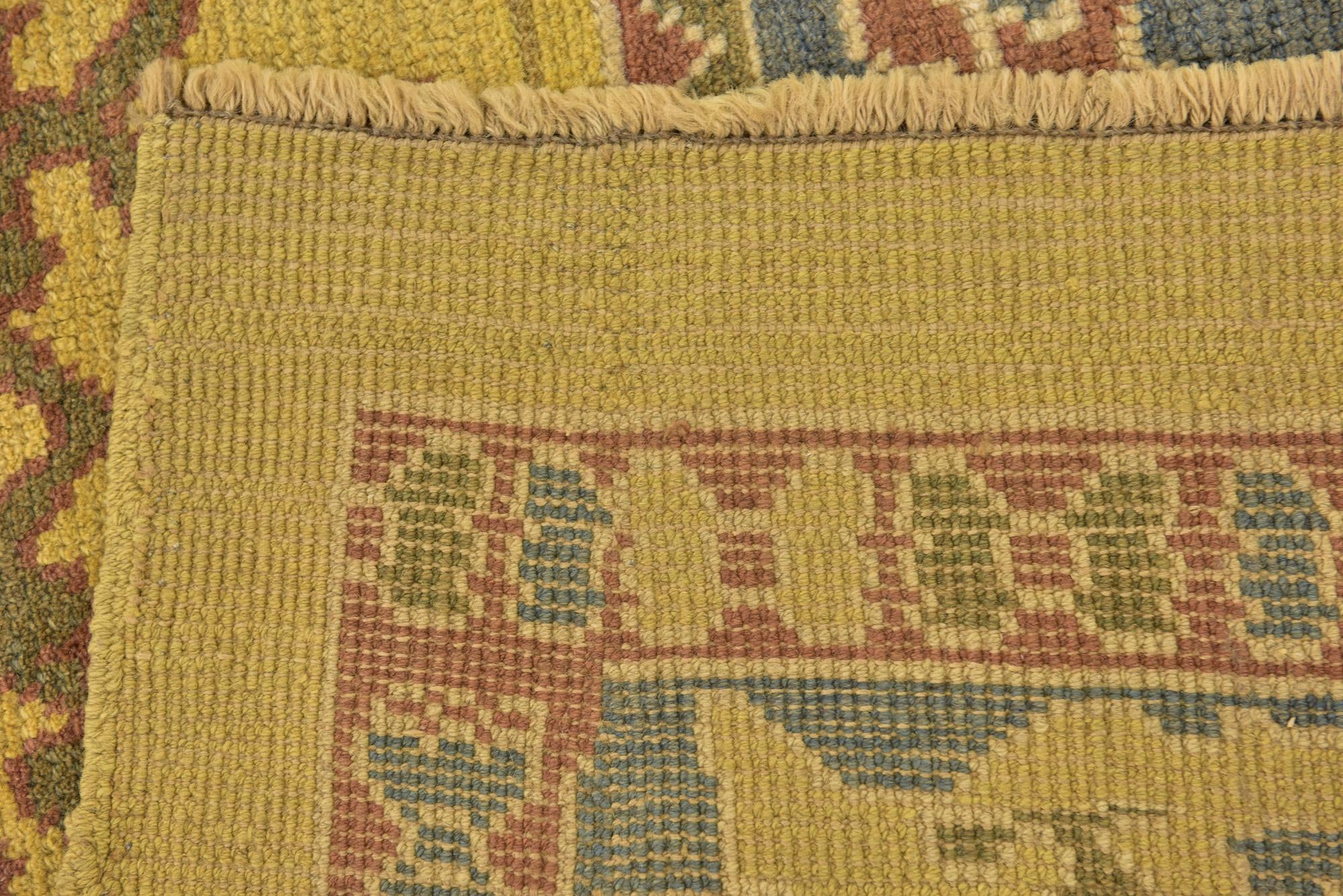 10' 9 x 13' 7 Hand Knotted Oushak Wool Rug