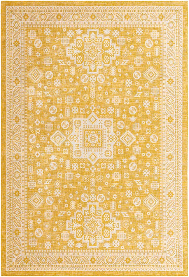 Detail image of 10' x 14' Easy-Clean Aztec Indoor / Outdoor Rug