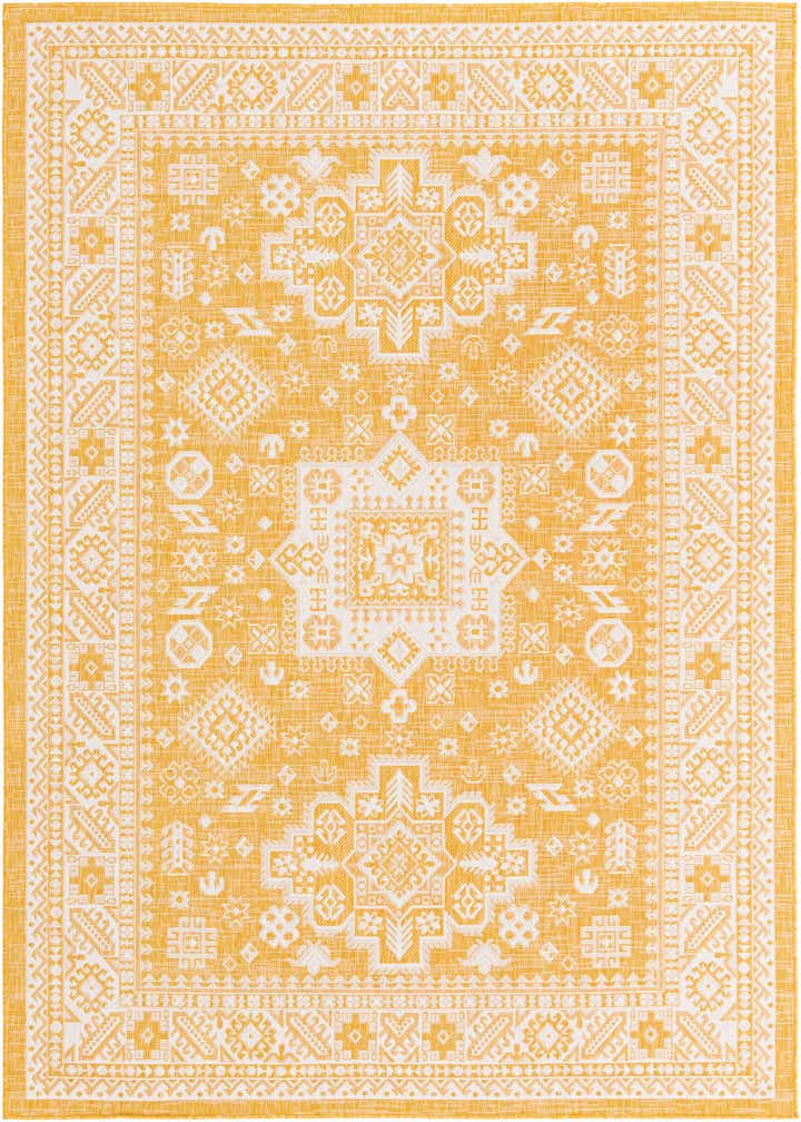 7' x 10' Easy-Clean Aztec Indoor / Outdoor Rug