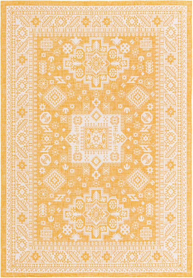Detail image of 7' x 10' Easy-Clean Aztec Indoor / Outdoor Rug