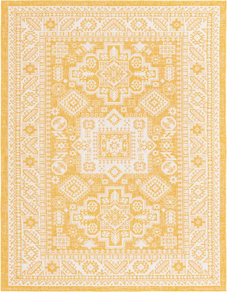 Detail image of 6' x 9' Easy-Clean Aztec Indoor / Outdoor Rug