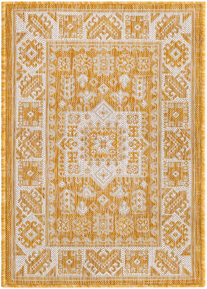 2' x 3' Easy-Clean Aztec Indoor / Outdoor Rug