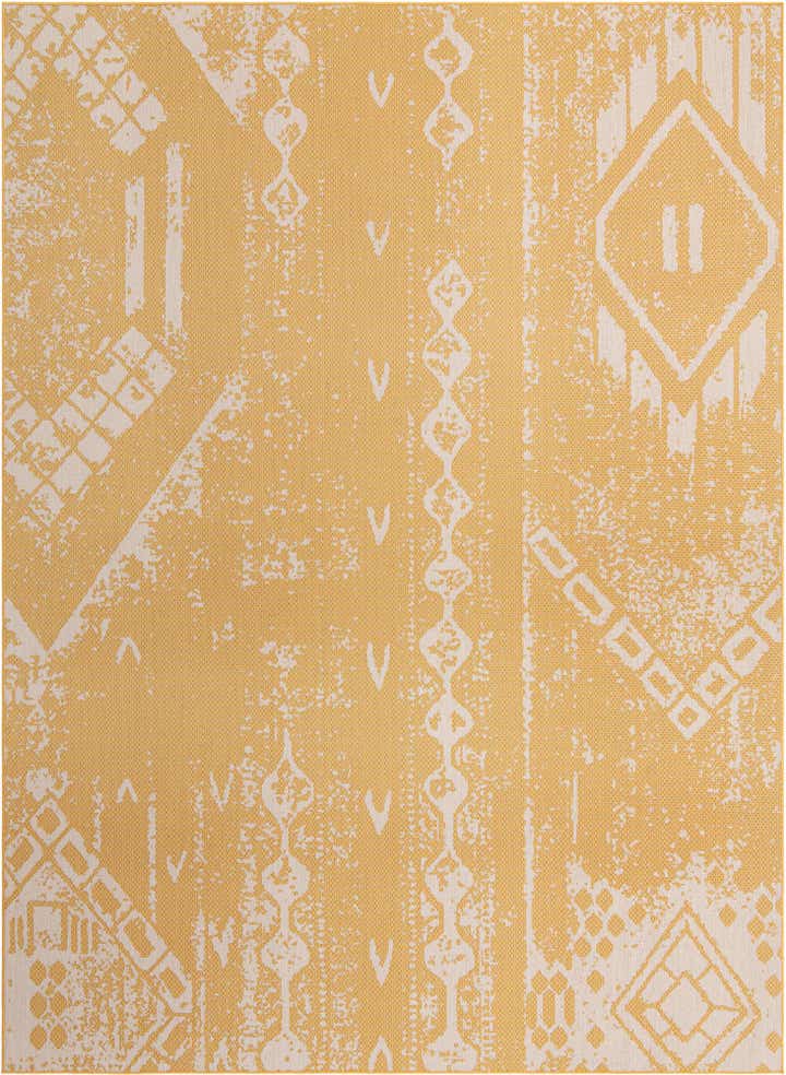 10' x 13' Easy-Clean Bohemian Indoor / Outdoor Rug