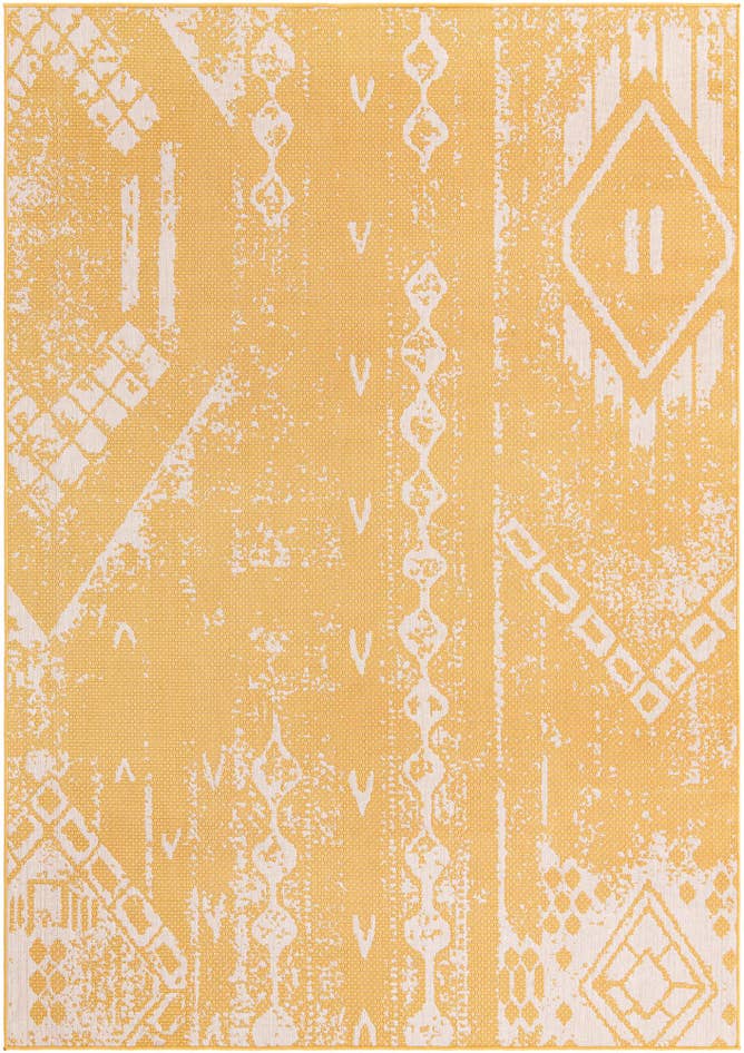Detail image of 7' x 10' Easy-Clean Bohemian Indoor / Outdoor Rug