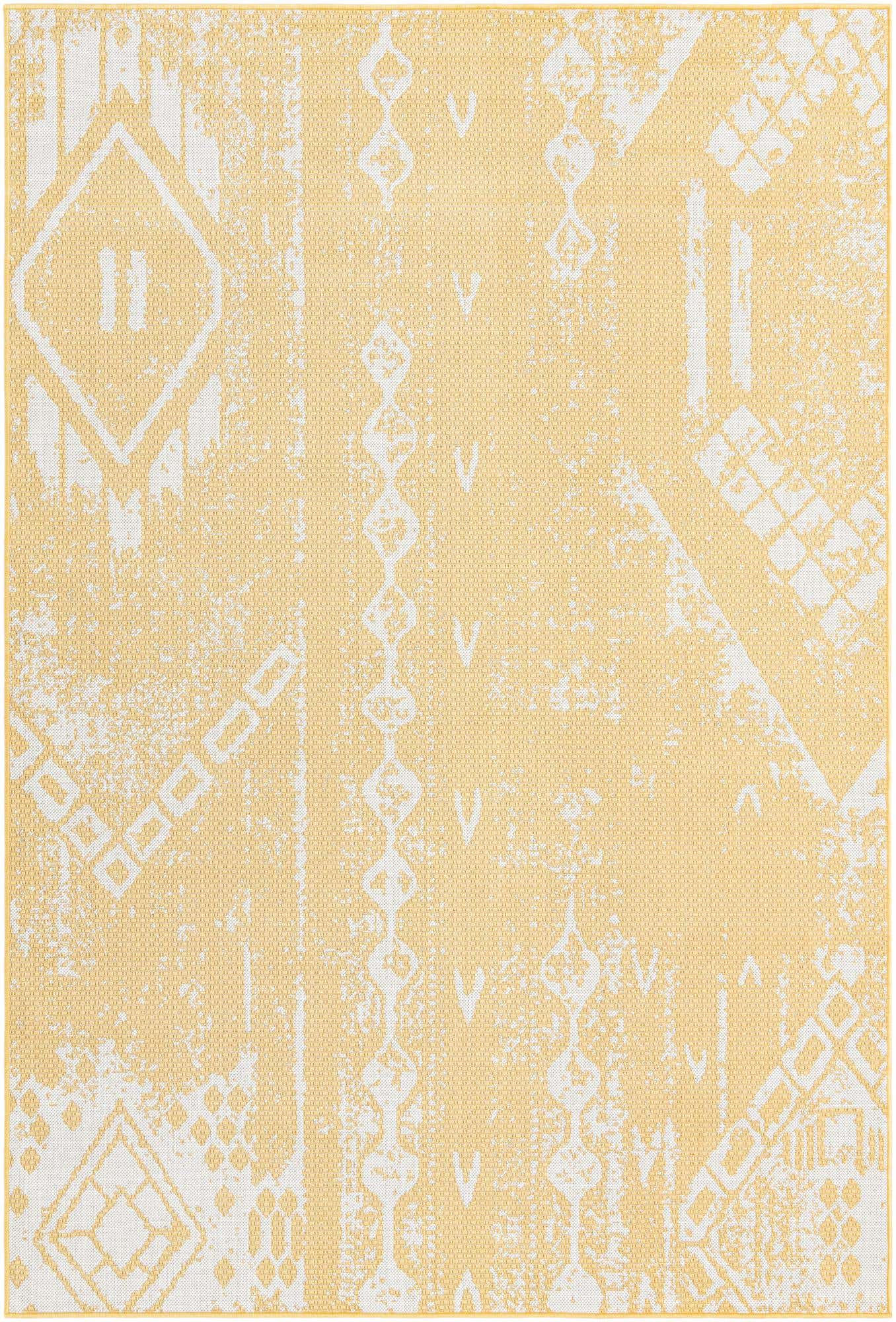 6' x 9' Easy-Clean Bohemian Indoor / Outdoor Rug