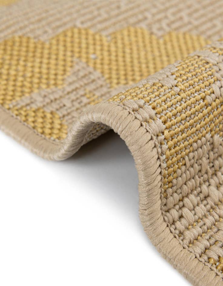 Detail image of 4' x 6'  Washable Botanical Indoor / Outdoor Rug