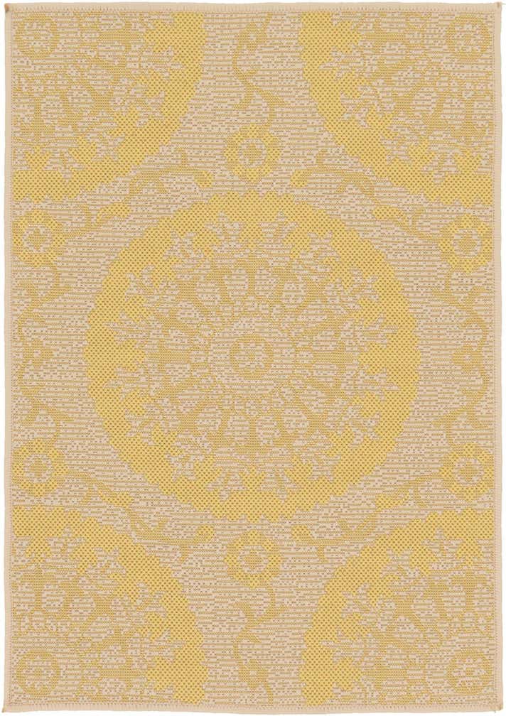 2' 2 x 3' Easy-Clean Botanical Indoor / Outdoor Rug