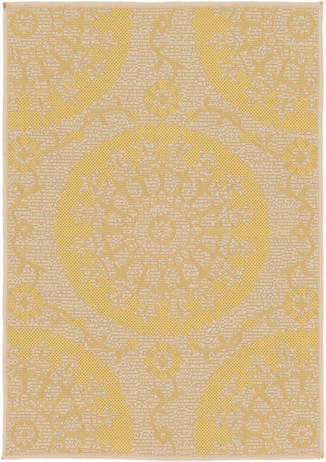 Detail image of 2' 2 x 3' Easy-Clean Botanical Indoor / Outdoor Rug