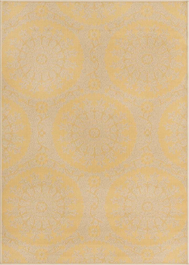 4' x 6' Easy-Clean Botanical Indoor / Outdoor Rug
