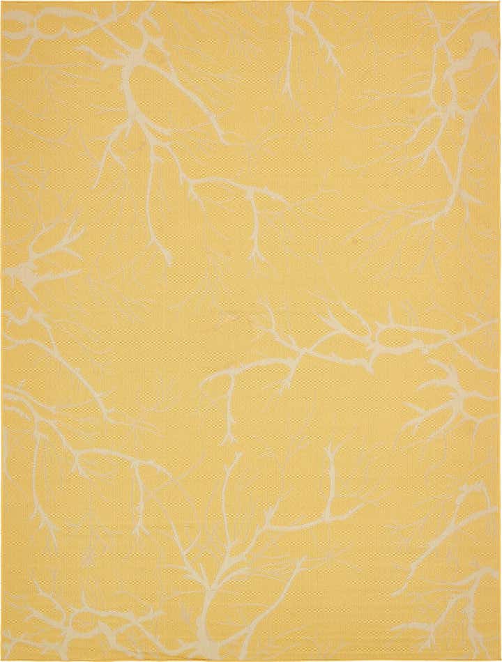 9' x 12' Easy-Clean Botanical Indoor / Outdoor Rug