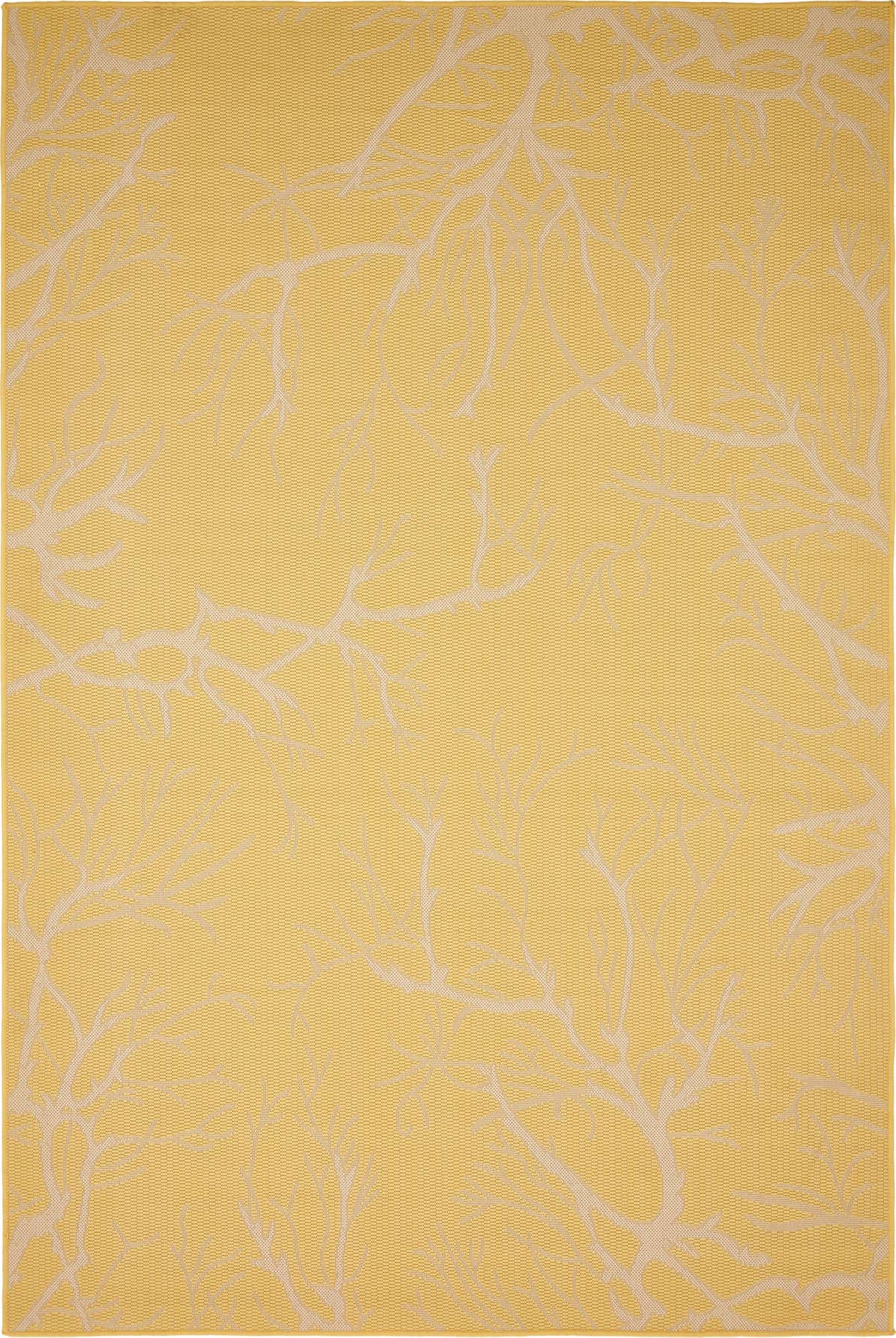 8' x 11' 4 Easy-Clean Botanical Indoor / Outdoor Rug