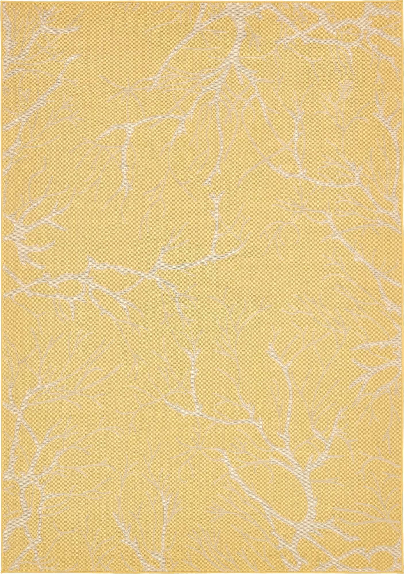 7' x 10' Easy-Clean Botanical Indoor / Outdoor Rug
