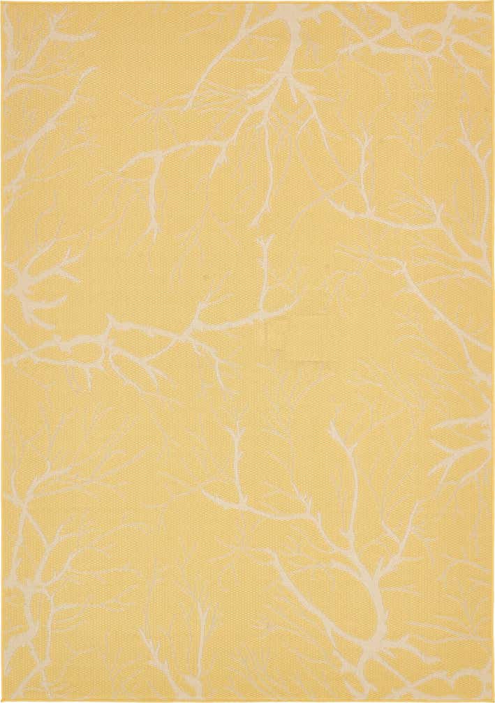 7' x 10' Easy-Clean Botanical Indoor / Outdoor Rug