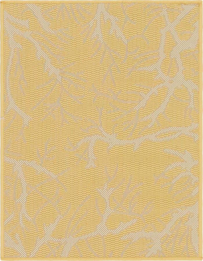 Detail image of 2' x 3' Easy-Clean Botanical Indoor / Outdoor Rug