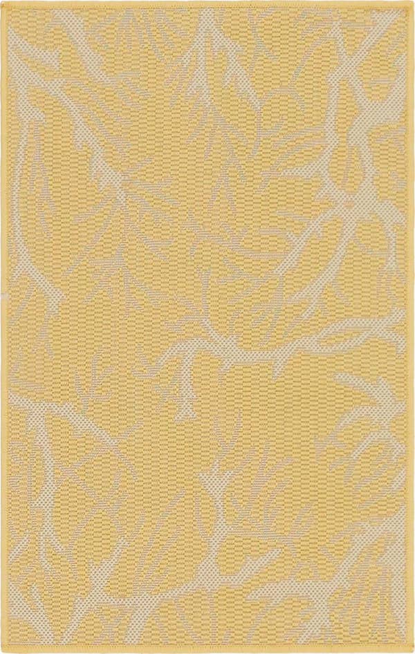 Detail image of 2' x 3' Easy-Clean Botanical Indoor / Outdoor Rug